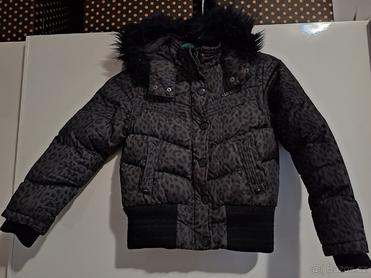 Bunda sleva 50 % zimní bunda Next vel. 140