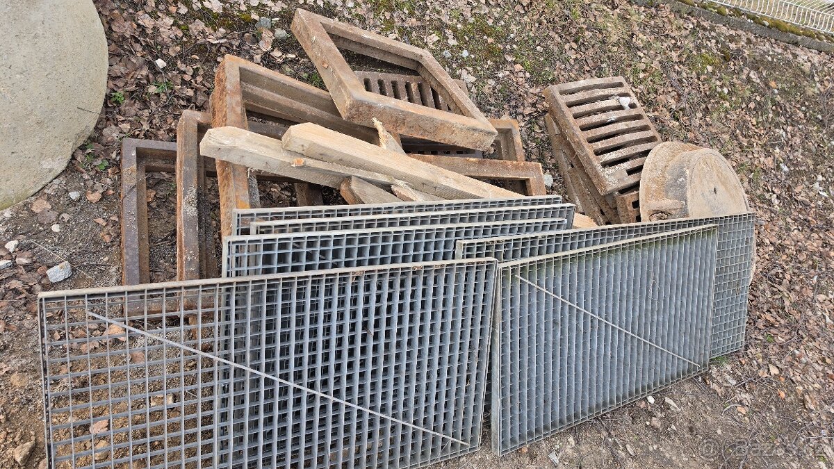 kanalova vpust, rošt, viko