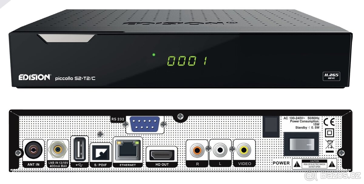 Set-top Box DVB/T2+S2+C (terestrál + kabel + satelit)