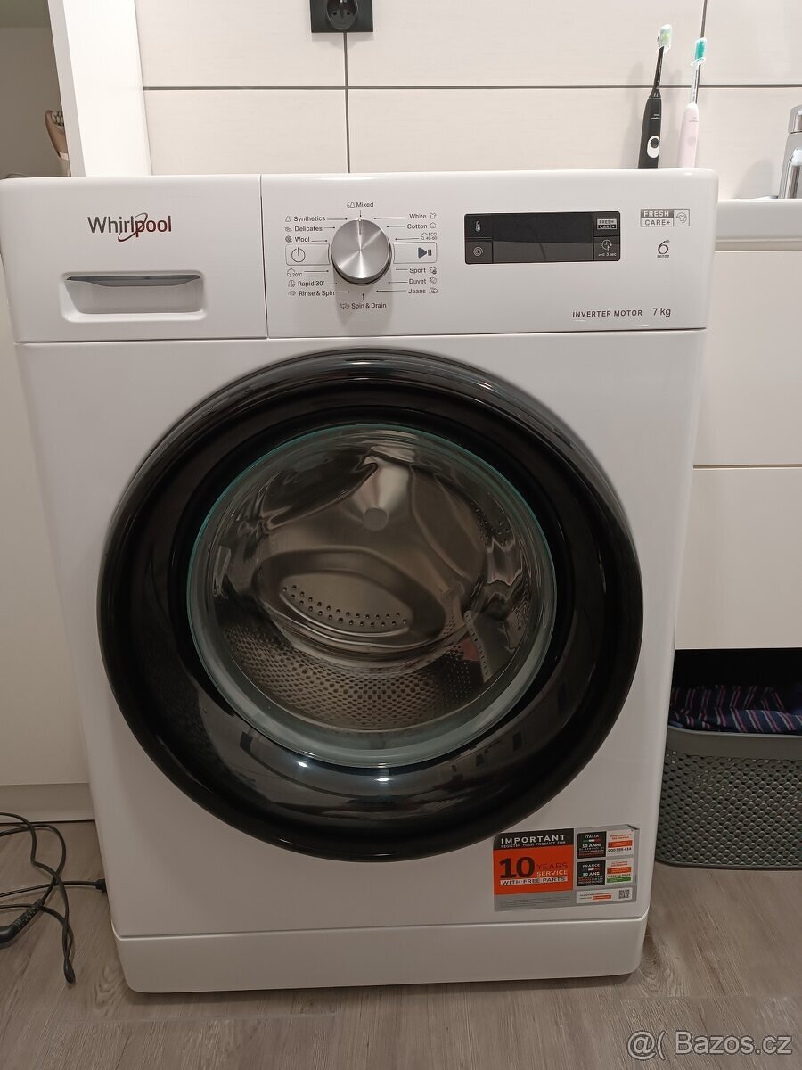 Whirlpool, 7kg,A+++,1200 ot.6.smysl,INVERTOR, dám ZÁRUKU