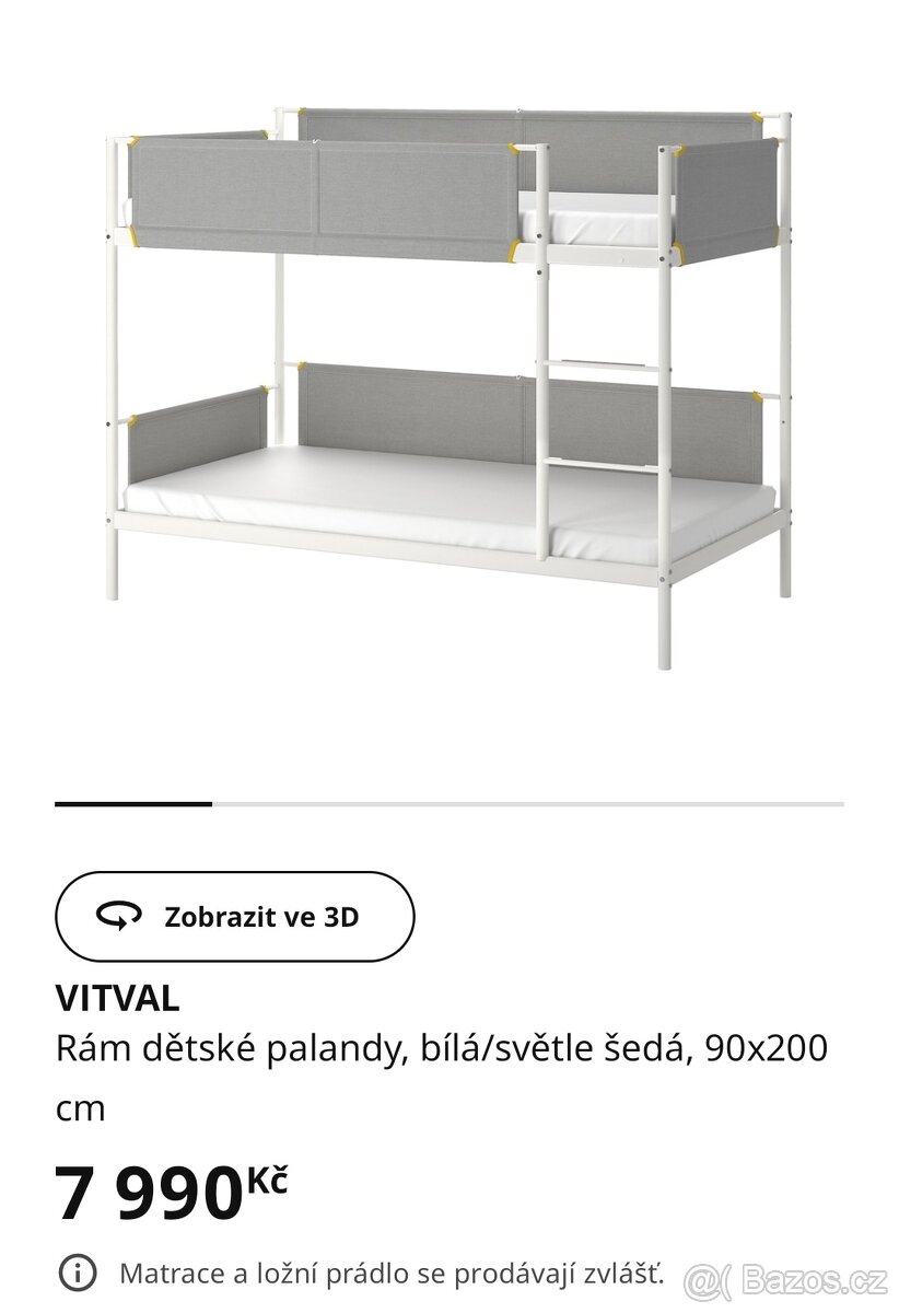 Ikea patrová postel