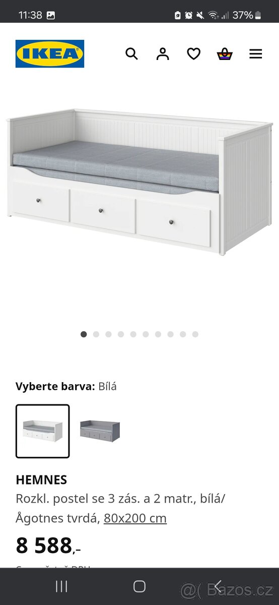 Postel Hemnes Ikea