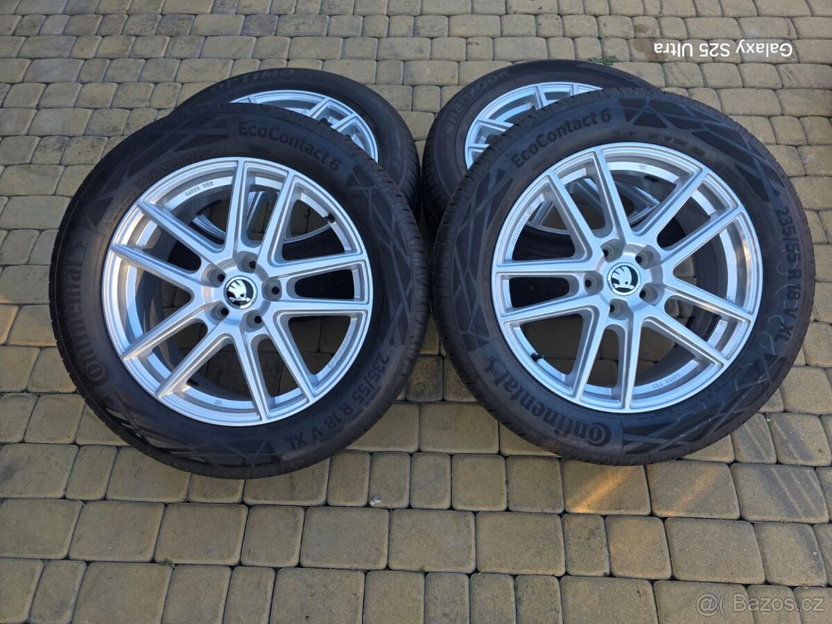 Alu kola letní sada 5x112 18" Kodiaq, Tiguan