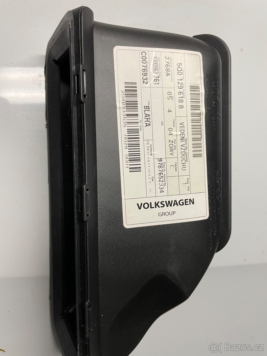 Vedení vzduchu Octavia 3 5Q0129618B nové