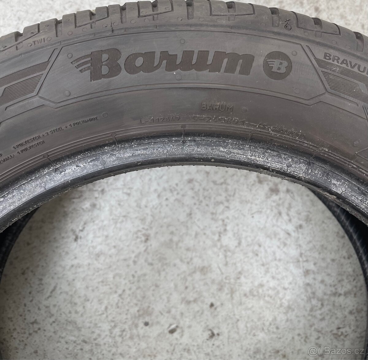 Prodám 4x letní pneu Barum