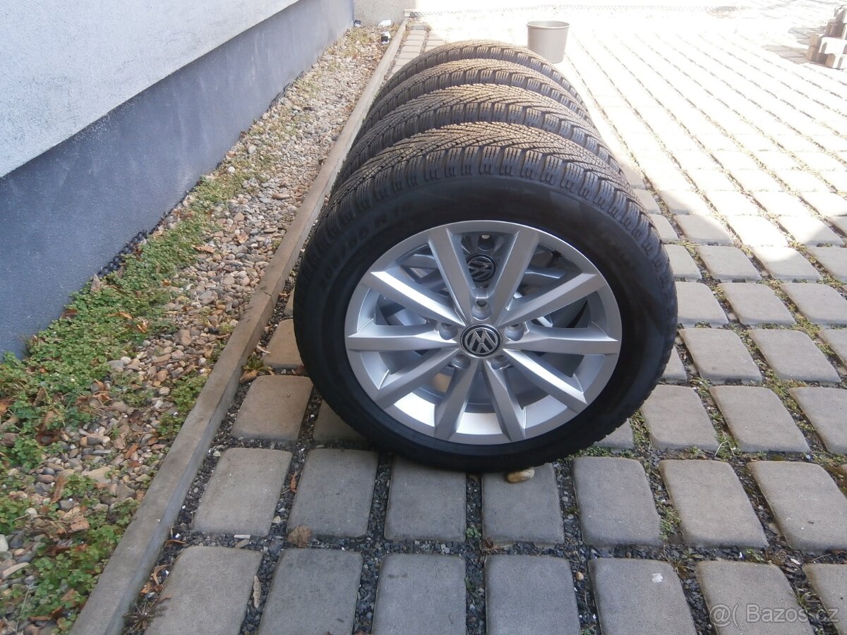 ALU KOLA 5 X 112 205 55 16 VW PASSAT ORIGINÁL