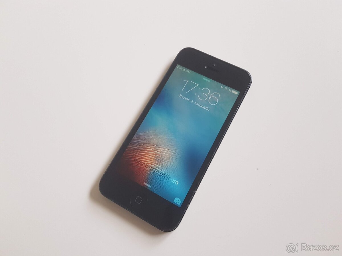 iPhone 5 iOS 9.3.5 bez iCloud zámku