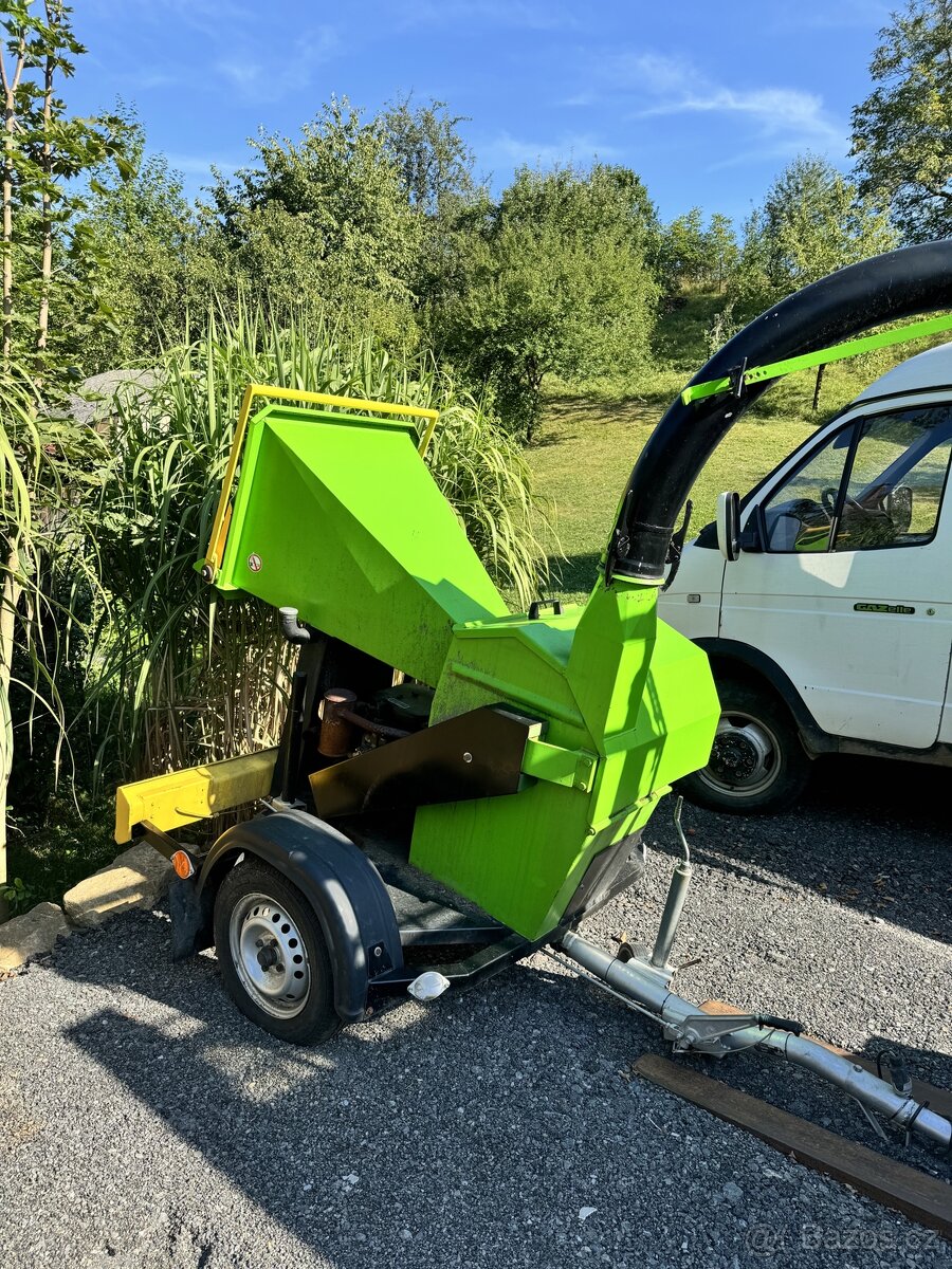 Benzínový štěpkovač s TP