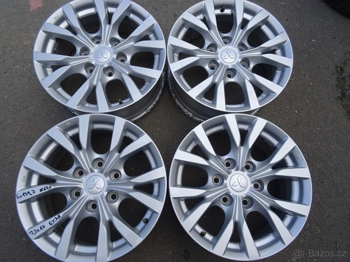 Alu disky Mitsubishi Pajero,17", 6x139,7, ET 38 ,šíře 7,5J