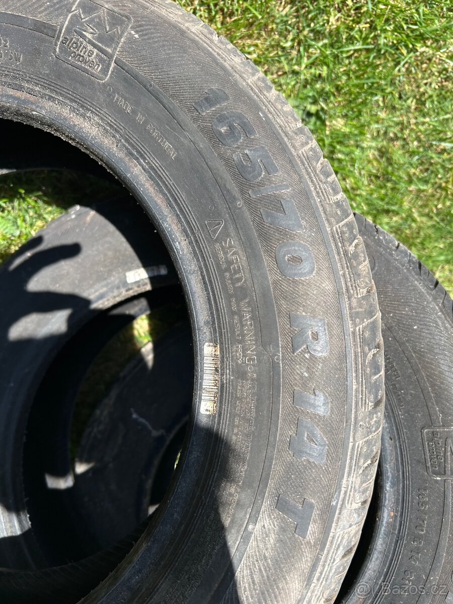 Pneumatiky 165/70 R14