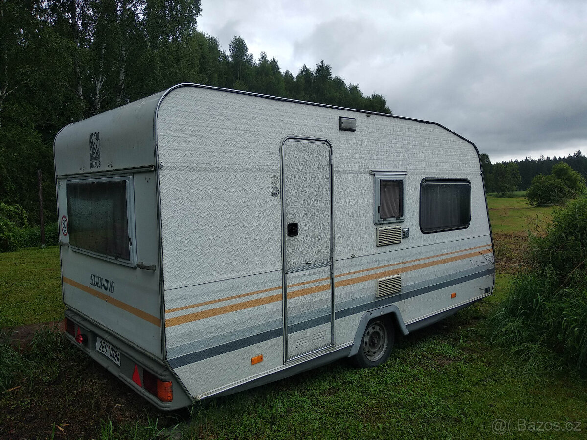 Karavan Knaus, předstan, markýza