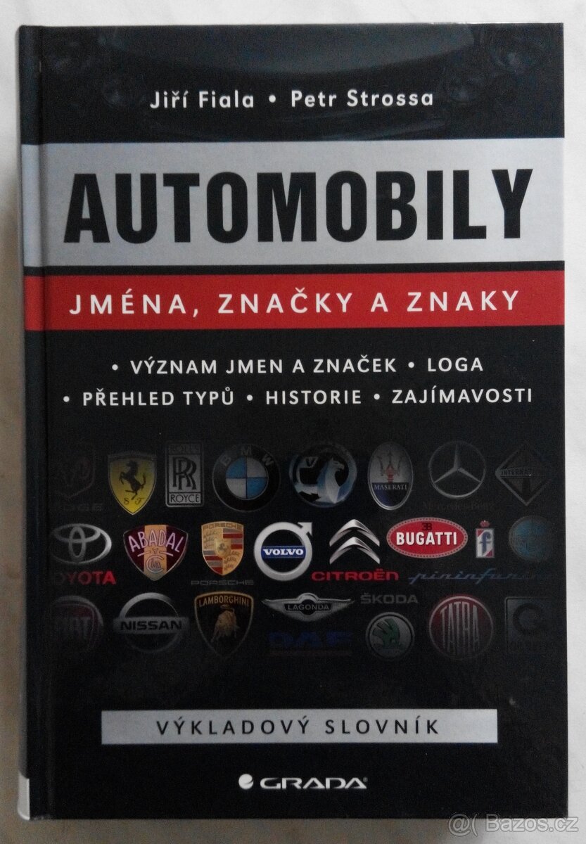 Kniha Automobily - jména, značky a znaky,