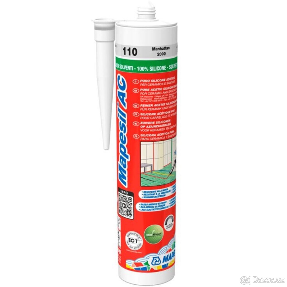 Silikon Mapesil AC – 110 Manhattan 2000 (100% silikon)