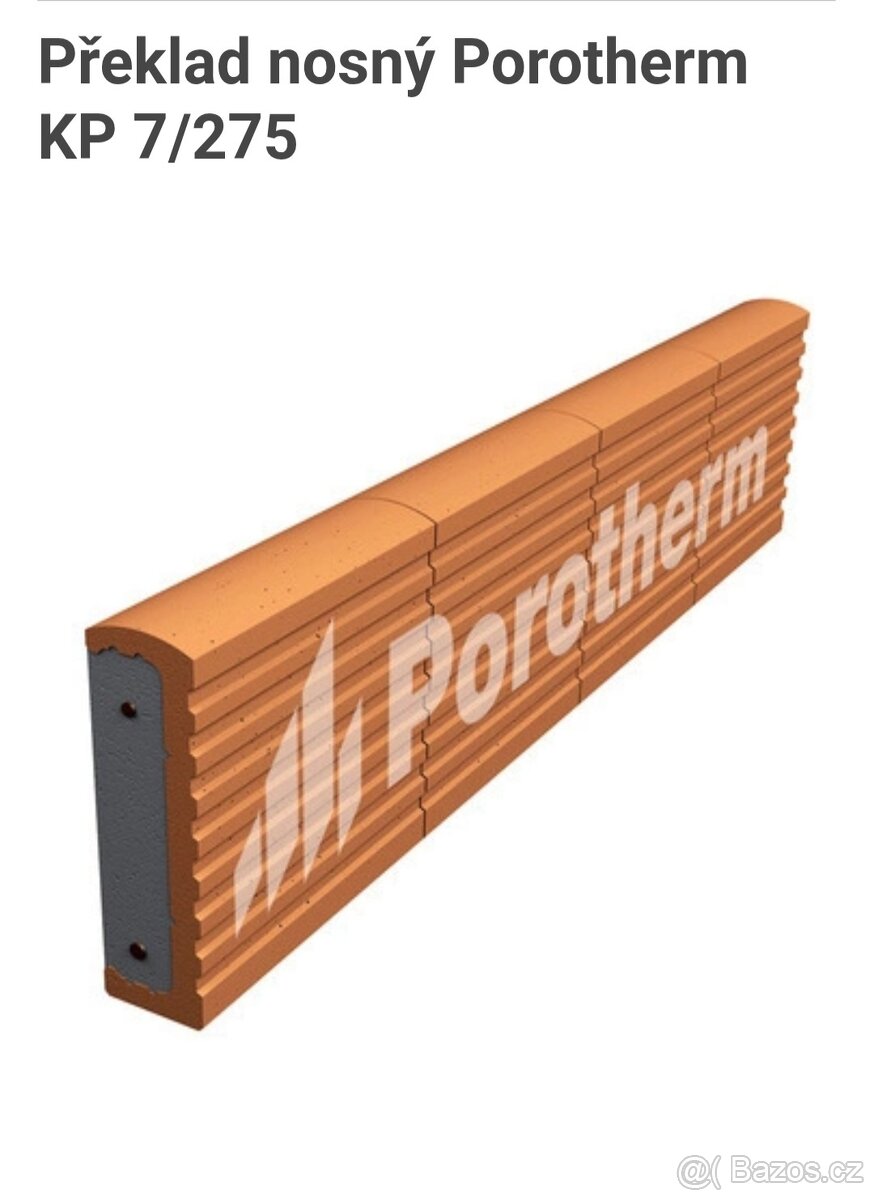 Koupím Překlad nosný Porotherm KP 7/275