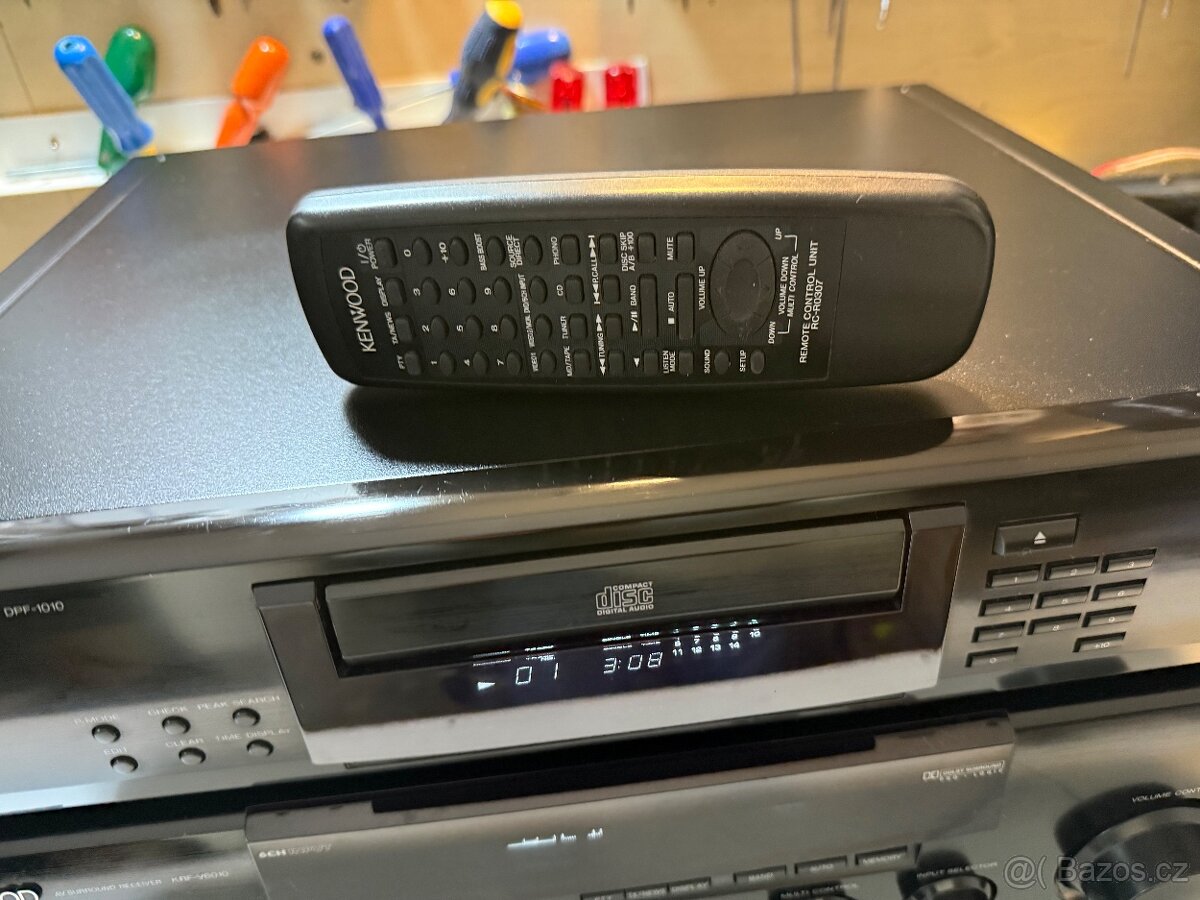 Kenwood receiver KRF-V6010 + CD přehrávač