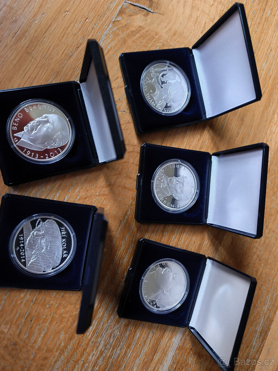 Sada 500 kč 2011 - 2015 Proof