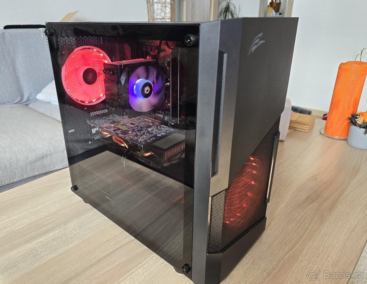 Nové herní PC Ryzen 7,16Gb ram, Grafika GTX 660, W11, RGB