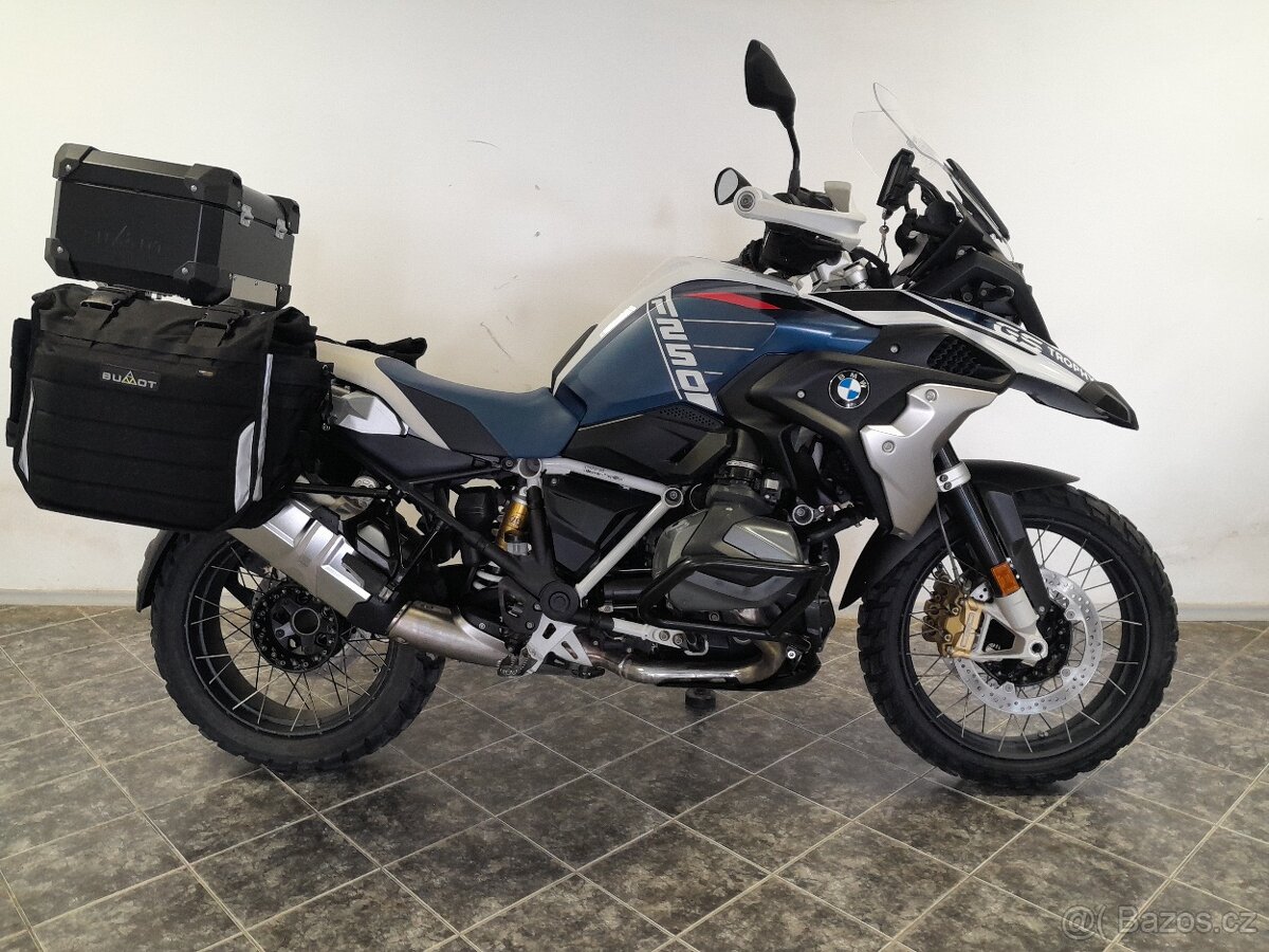 BMW R 1250 GS Trophy • Továrně snížený podvozek