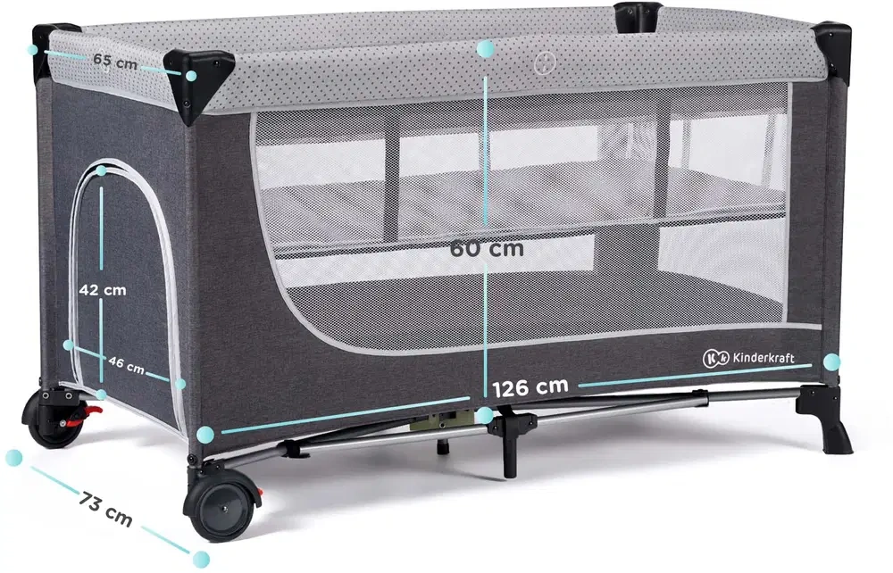 Kinderkraft Leody cestovní postýlka