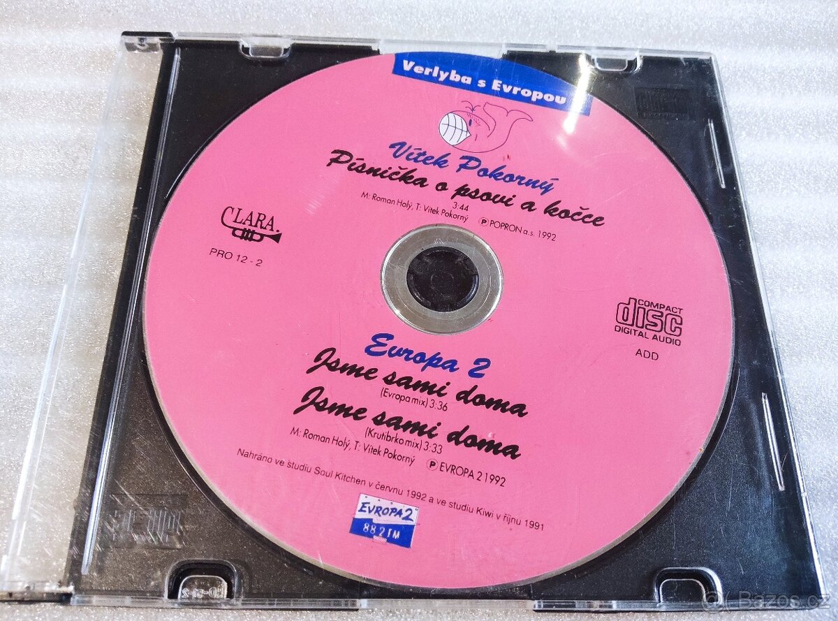 Cd - rarita singl Vítek Pokorný