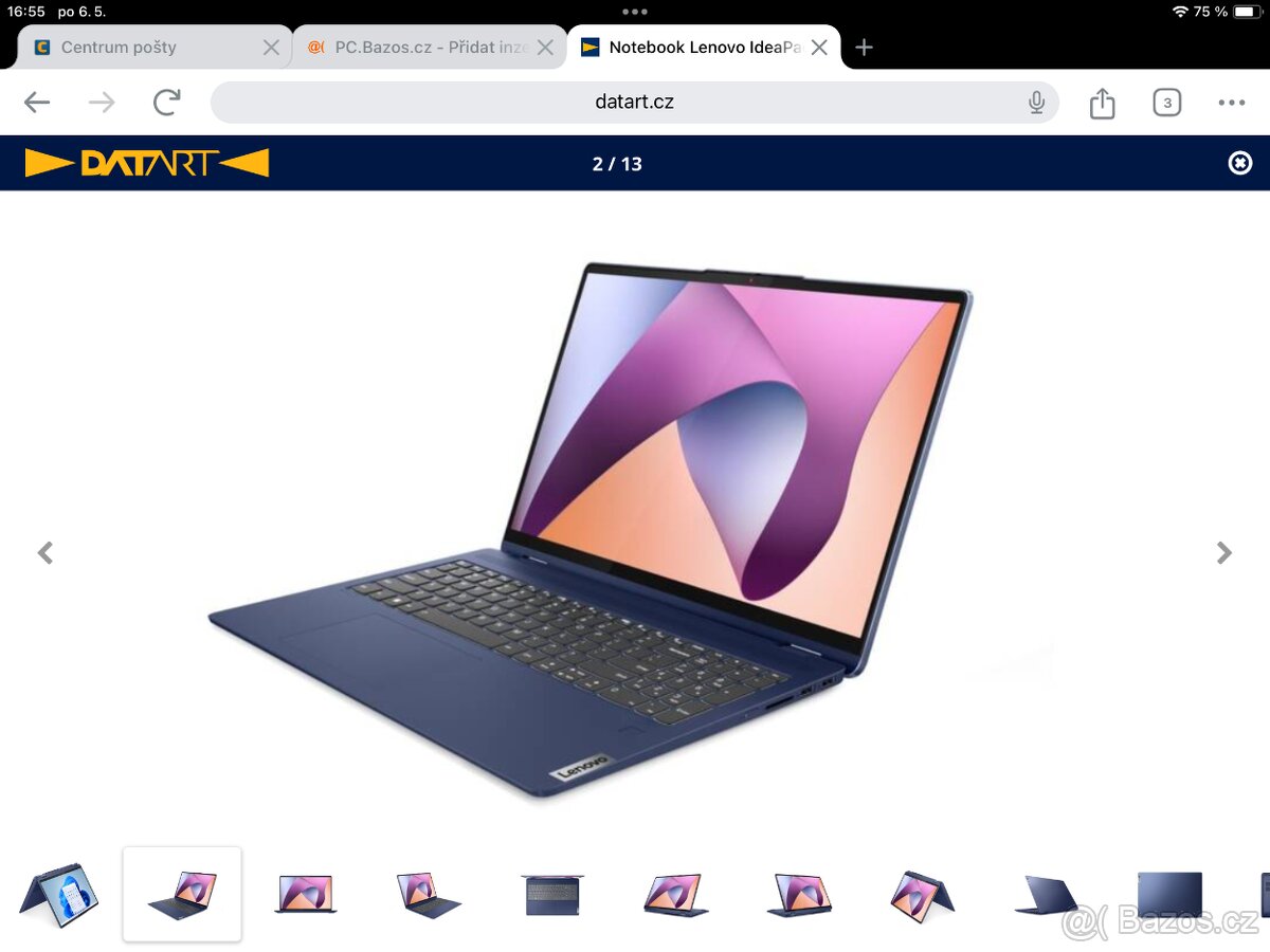 Prodán úplně nový notebook Lenovo