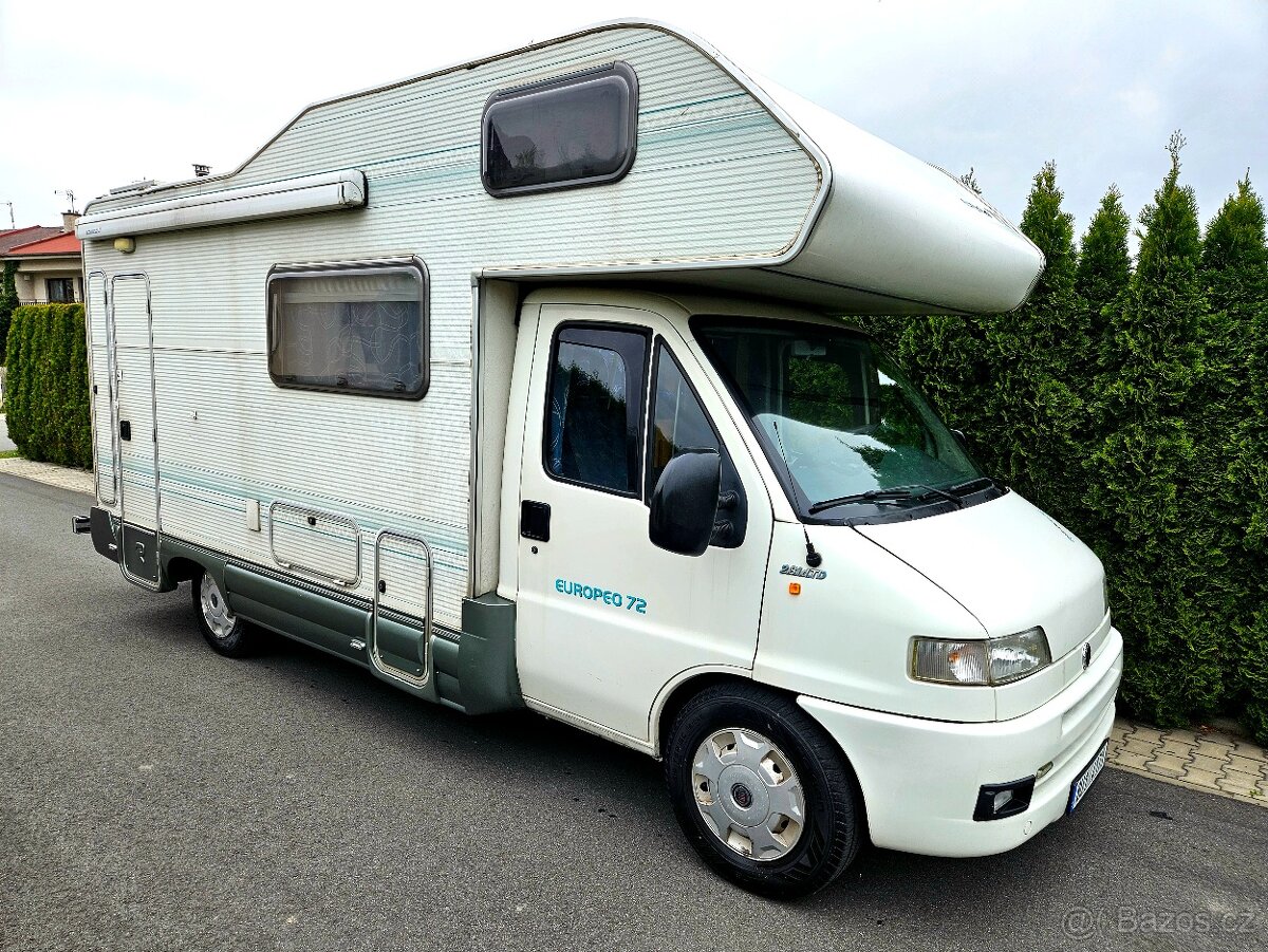 FIAT DUCATO RIMOR EUROPEO 2.8 dTi PERFEKTNÍ STAV A NOVÁ STK