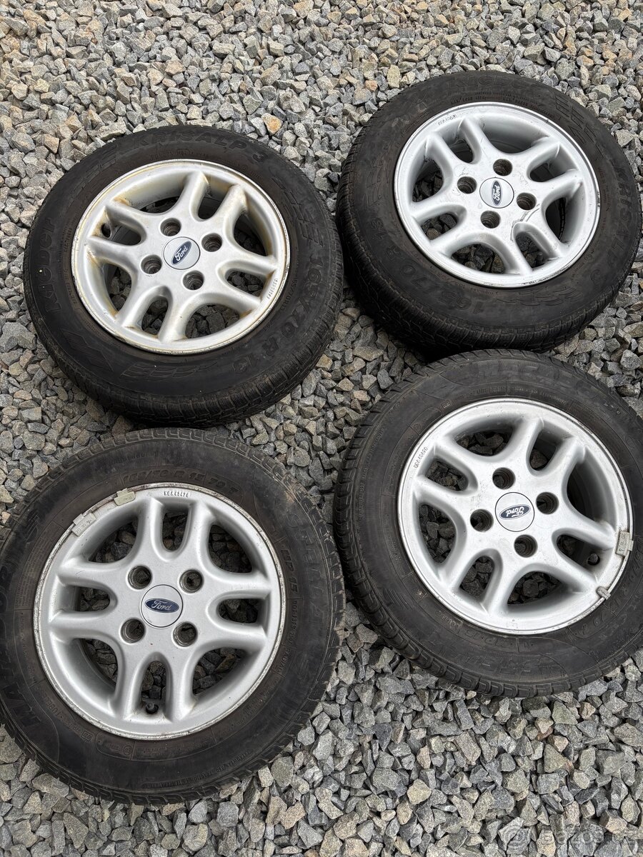 Alu kola Ford R13 4x108 pneu 165/70