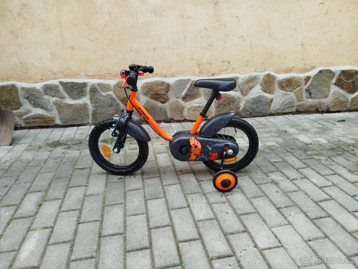 Prodam skoro nové kolo pro ditě vel 14 B'twin 500 Robot