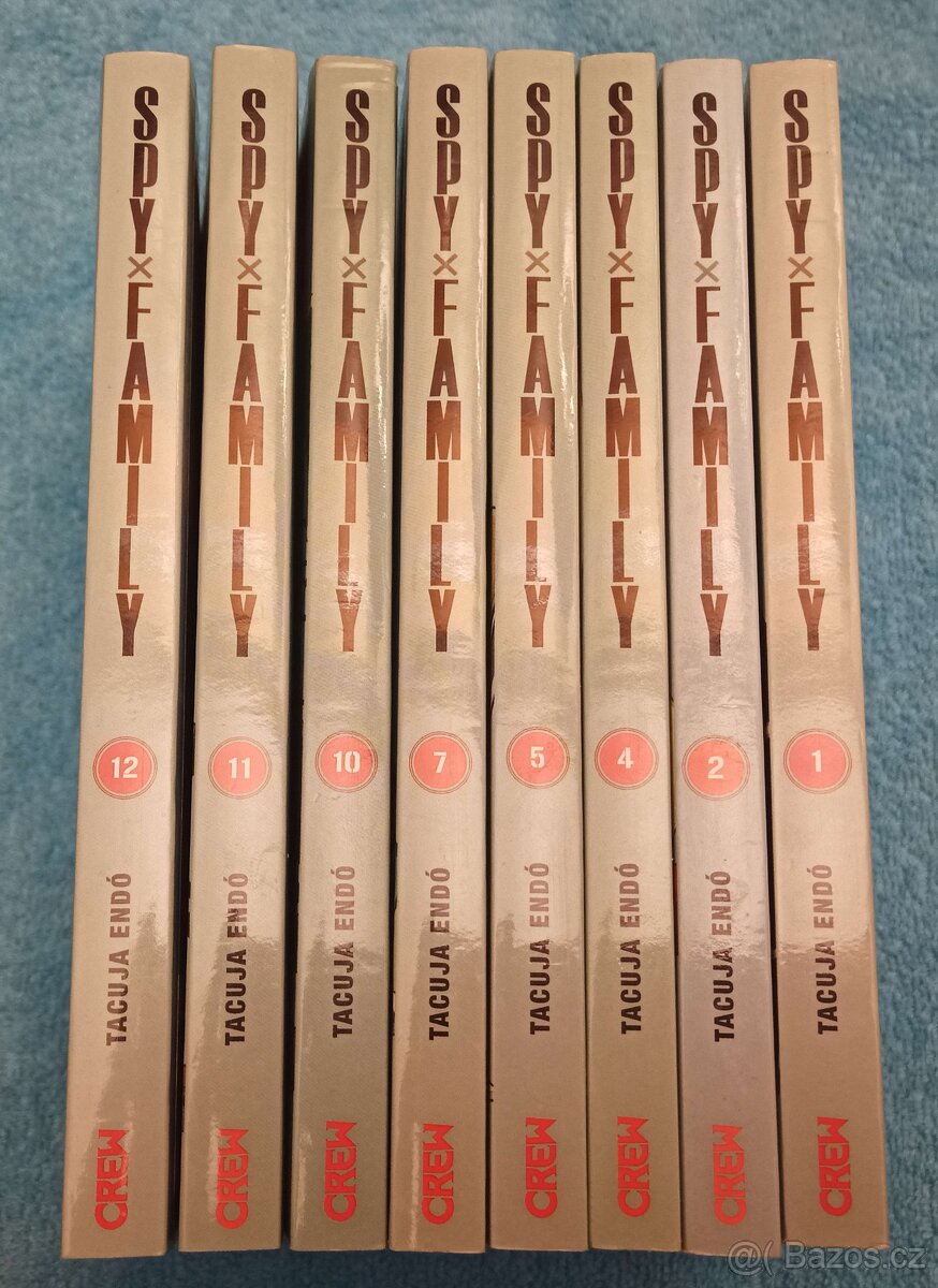 Prodám Spy x Family 1,2,4,5,7,10,11,12