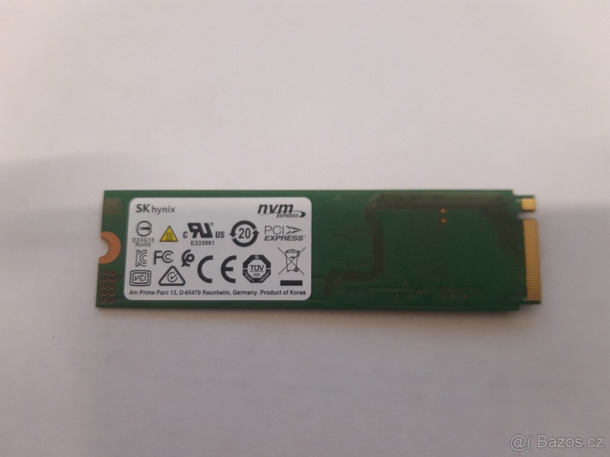 SSD NVMe M.2 SK Hynix 256GB