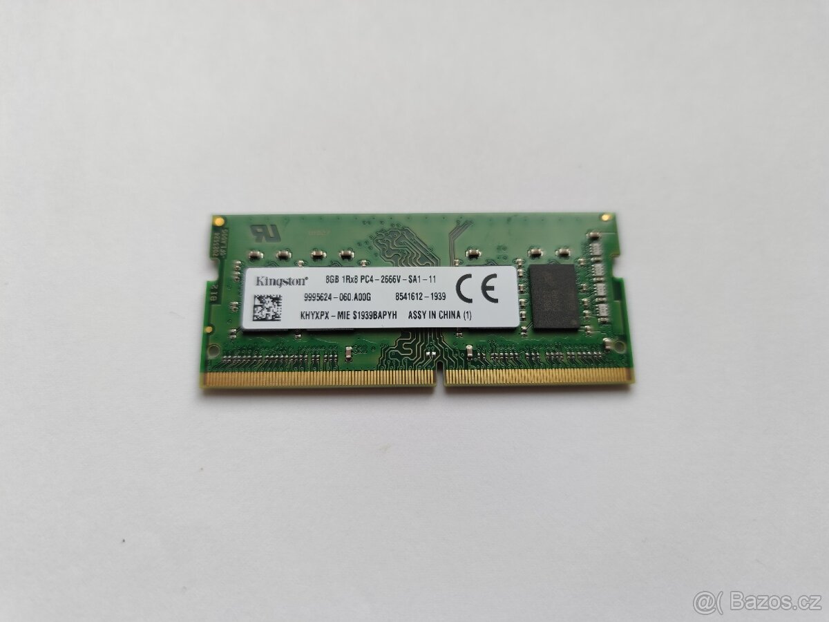 8GB DD4 SO-DIMM 2666 MHz CL11 Kingston