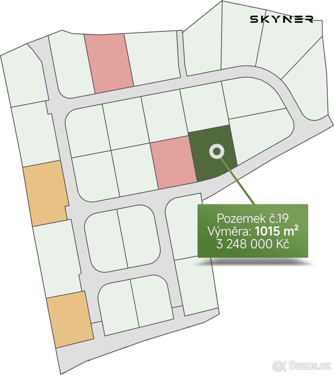 Prodej pozemky pro bydlení, 1015 m2 - Krupka - Unčín