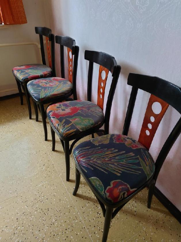 4 židle Thonet