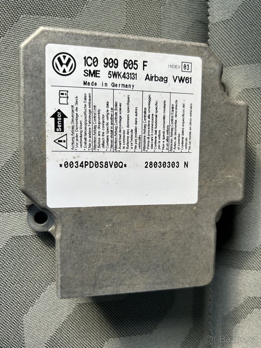 jednotka Airbag Škoda Fabia II