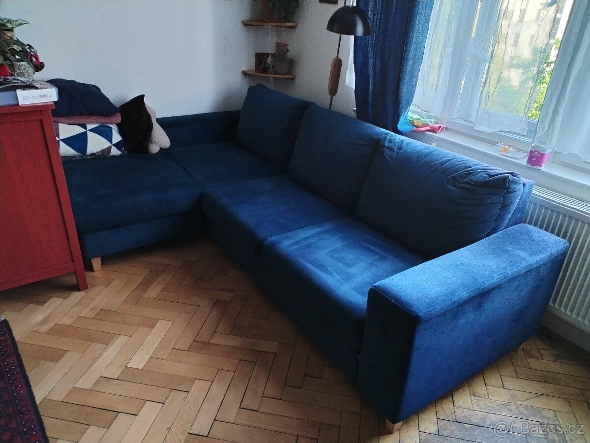 Rozkládací rohová pohovka