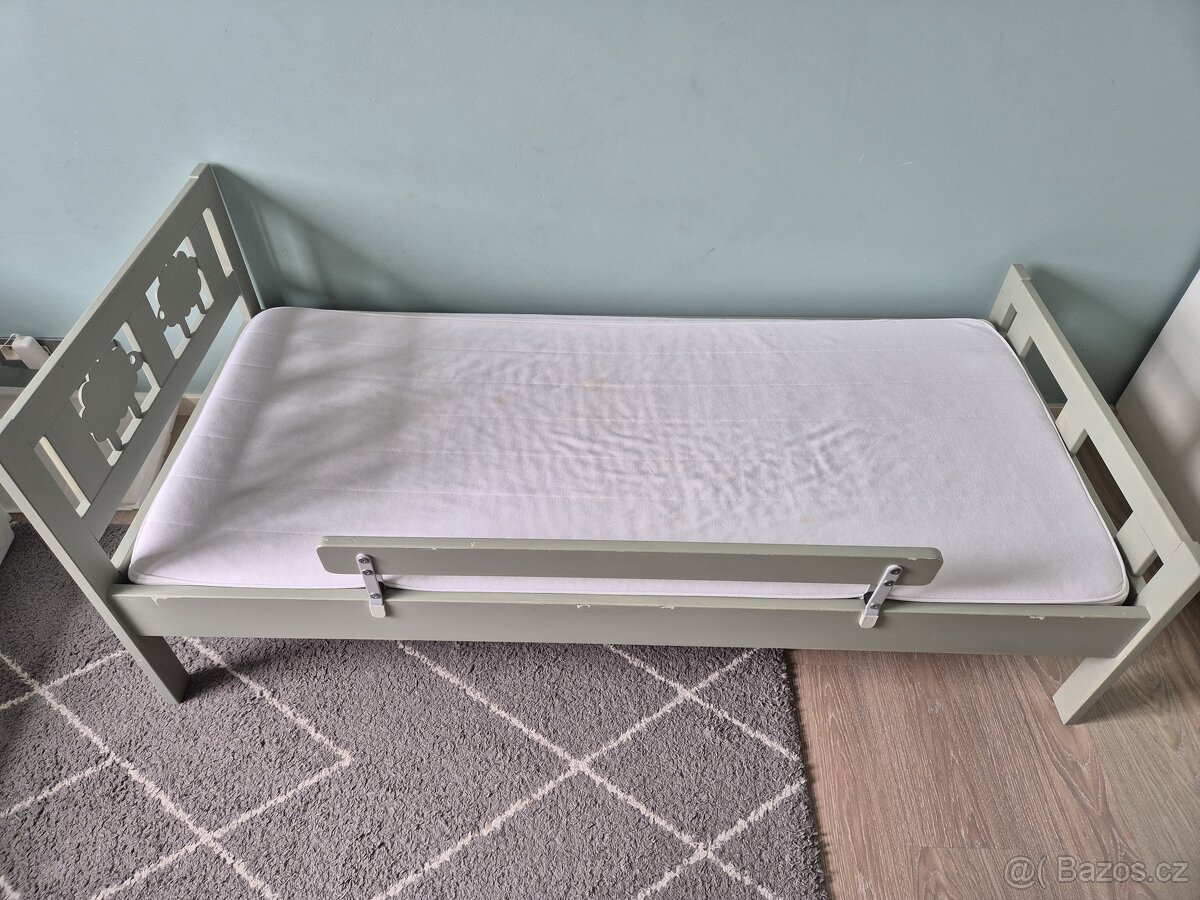 Dětská postel Ikea- 2x komplat včetně matrace
