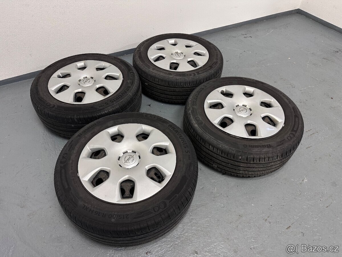 Letní kola Opel Astra Zafira 6,5J x R16 5x115