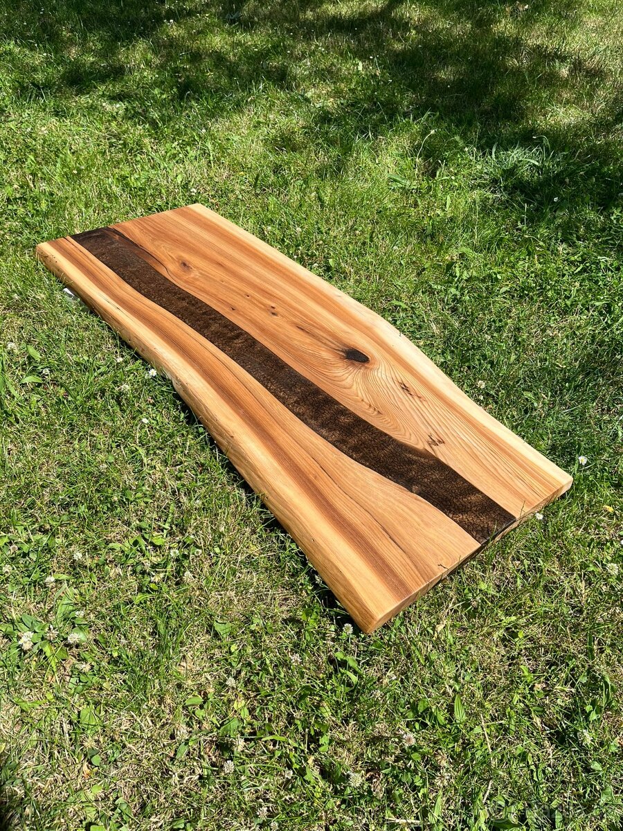 Stolová deska - dub a epoxyd