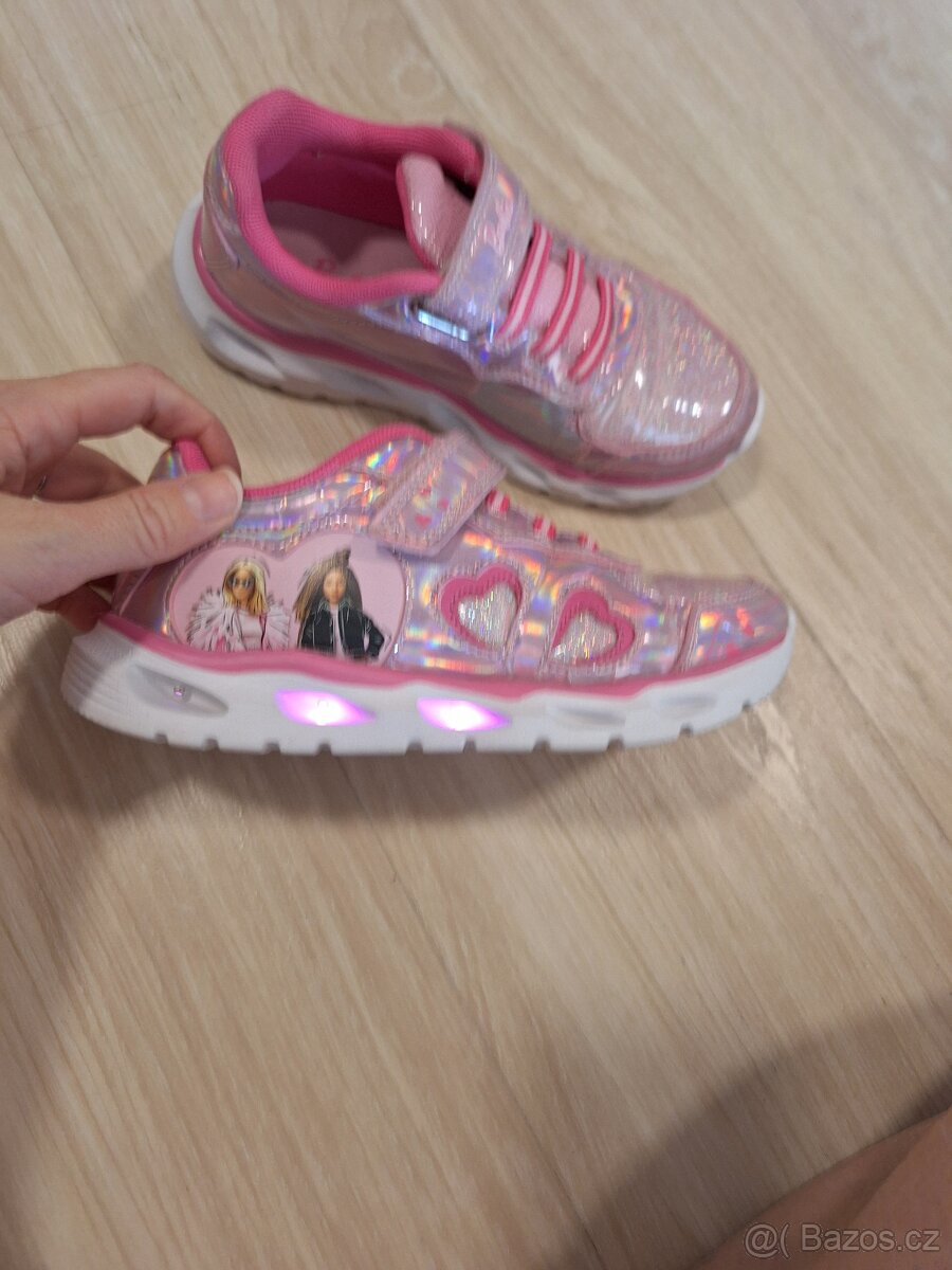 Boty Barbie,vel.31, svítící
