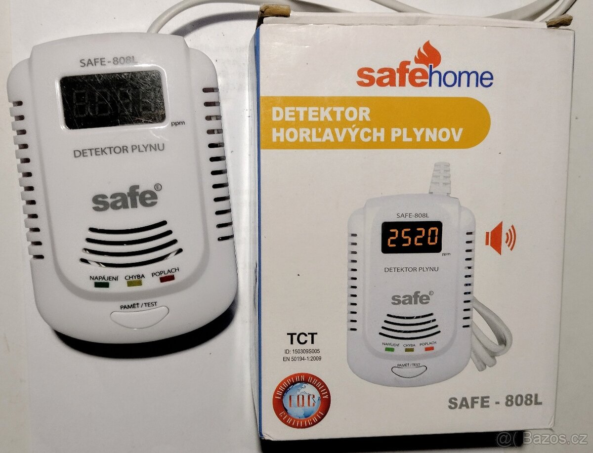 Detektor hořlavých a výbušných plynů SAFE 808L