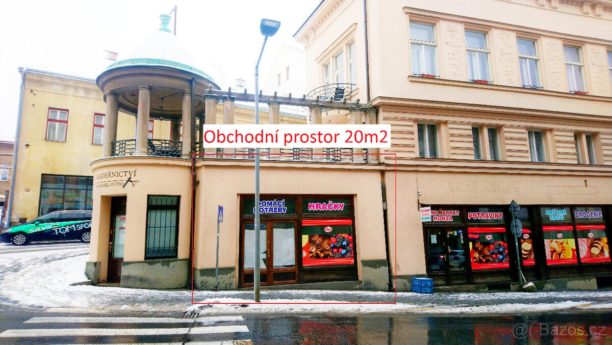 Obchodní prostory 20m2 (Jablonec nad Nisou, ul. Podhorská)