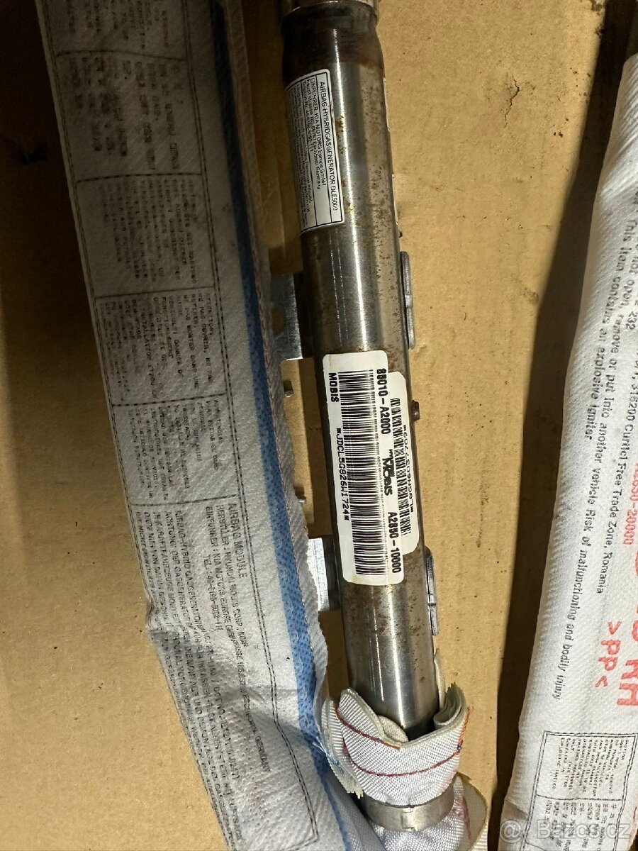 Stropní airbagy Kia