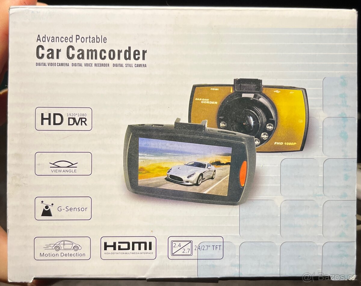 Nová auto kamera HD DVR 1080p – nerozbalená