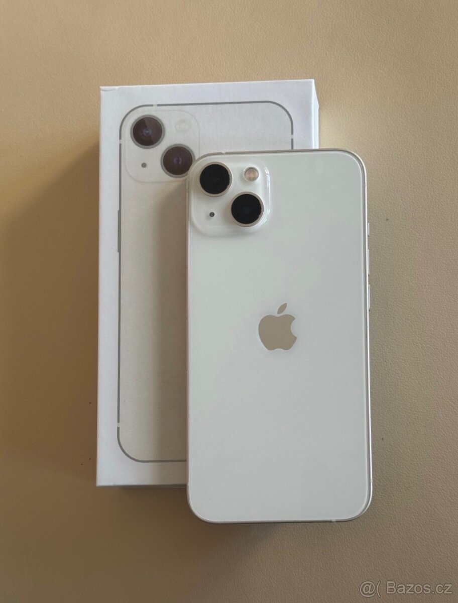 iPhone 13 Starlight BATERIE 100% TOP