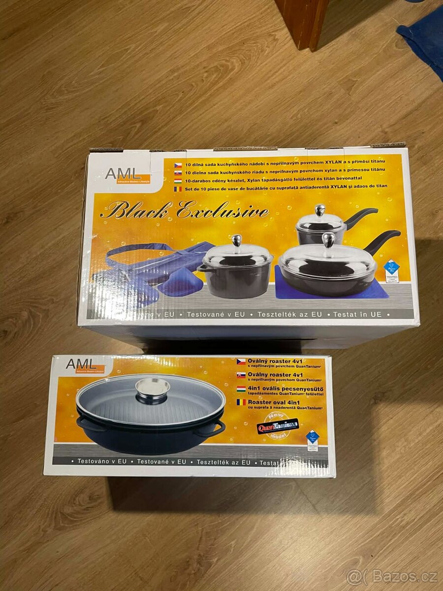 Kuchyňská sada hrnců a pekáč