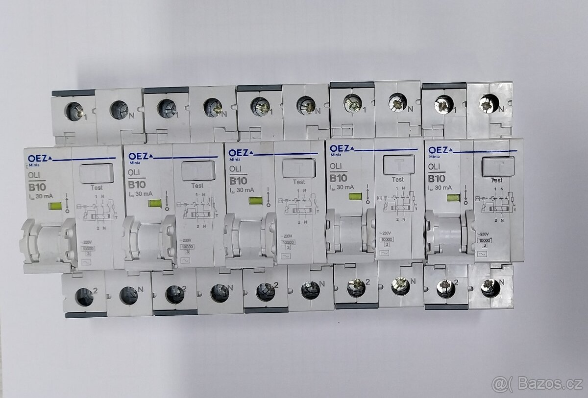 Proudový chránič s jističem OEZ