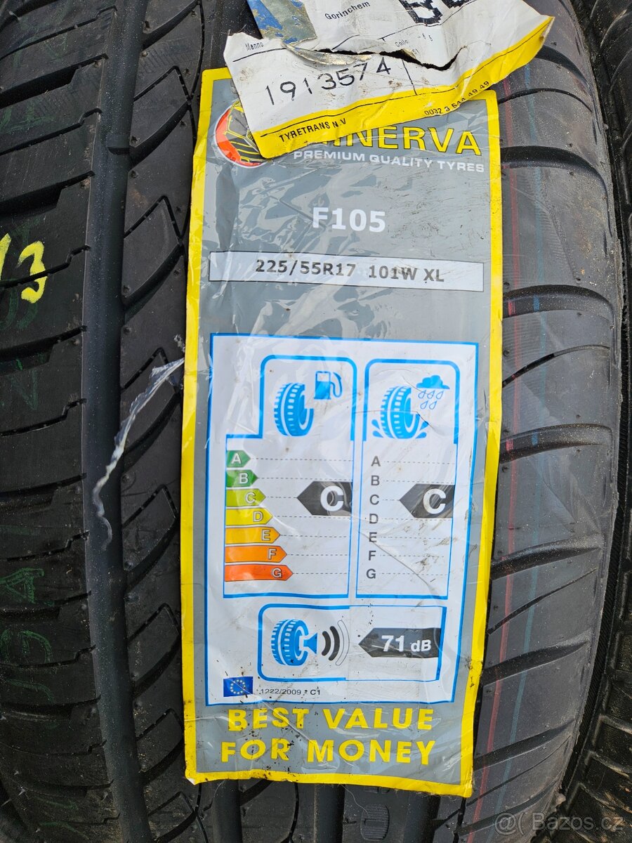 225/55R17 101W XL Minerva F105  2ks nové