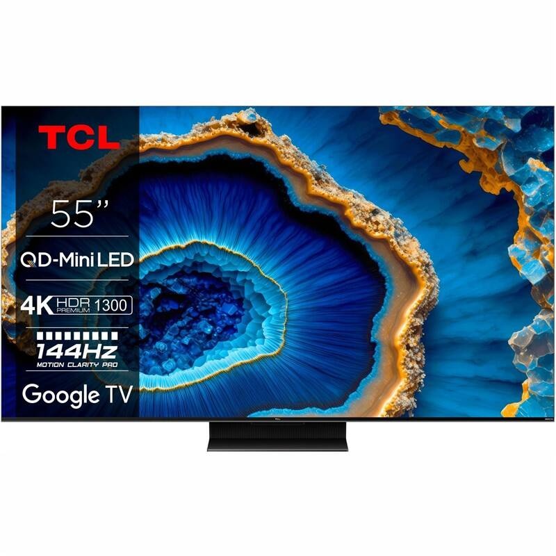 144Hz TCL 55C805 55" 139cm QLED MiniLED, Dolby Atmos