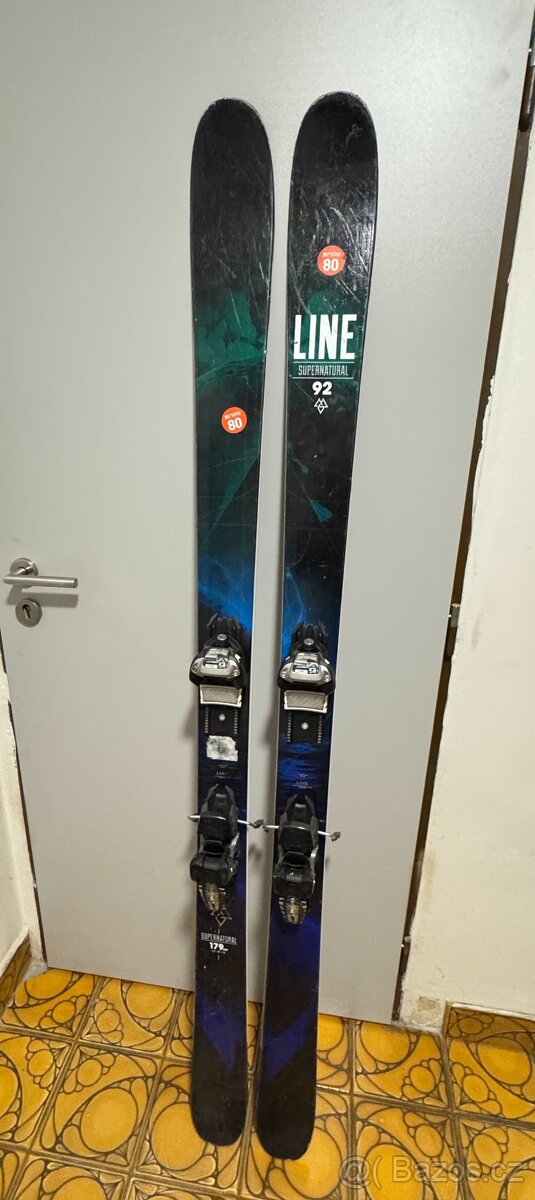 Lyže Line Supernatural 92 179cm, vázání Markers Griffon 13