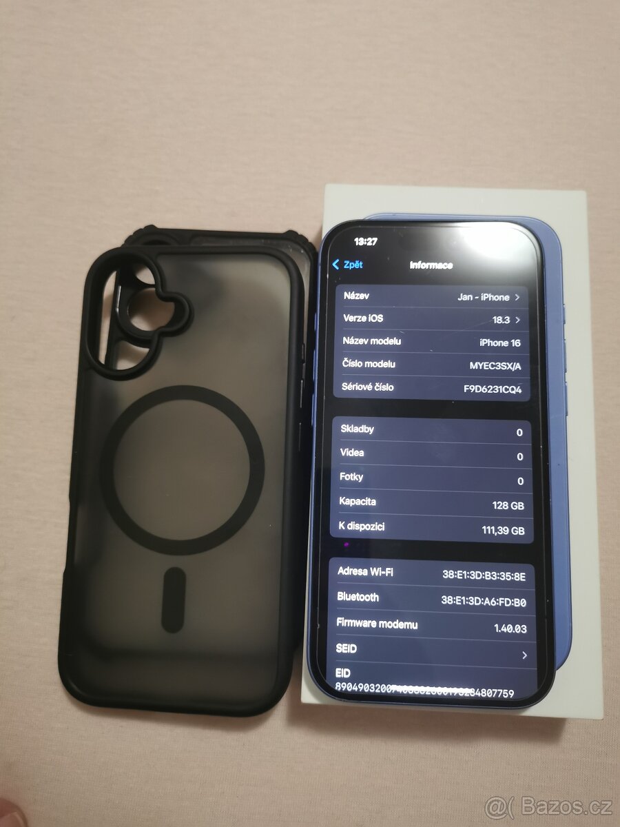 Prodám iPhone 16 - 128gb